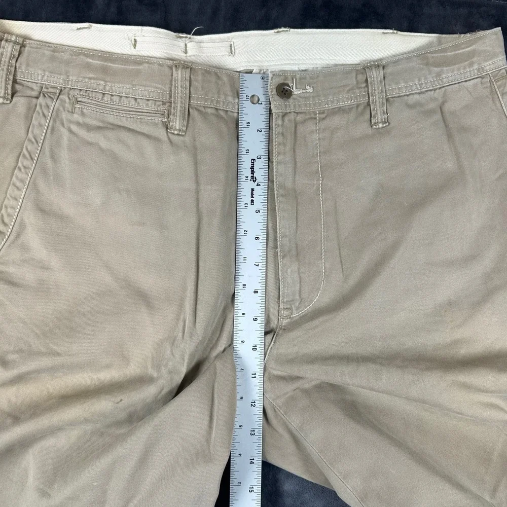 Polo Ralph Lauren Chino Shorts Mens 40T Tan Khaki Cotton Twill Flat Front‎